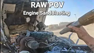 Skill level 9000 real time Volvo Engine SandBlasting RAW POV