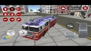 Real Fire Truck Rescue Driving Simulator Emergency Firefighter Truck Android Gameplay