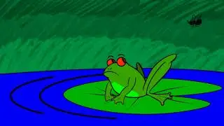 frog eating bug test