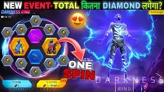 Darkness Ring Event ff🔥| new event| ffevents| Darkness ring bundle| darkness Ring spin||Shonaeditz|