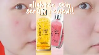 nlighten gold lift essence & skin fuel serum review // 2 week test