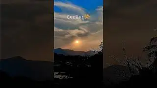 Sunset view 😍 🌄#sunsets #evening #sunday #shots #nature #alone #sky #day #views #sun