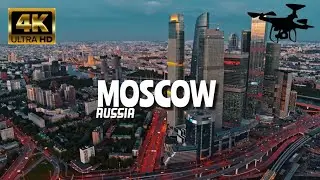 Moscow, Russia In 4K By Drone - Amazing View Of Moscow, Russia 