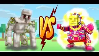 The Sun Chief Barako VS Iron Golem || Minecraft funny || Minecraft update || Warden Minecraft