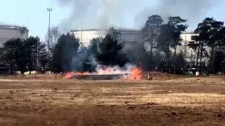 Fire at Klaipeda