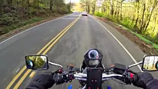 2004 Suzuki SV650 Winding Road Test Ride POV
