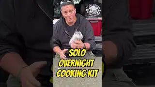 SOLO OVERNIGHT COOKING KIT - Stanley Cook Kit - MSR Pocket Rocket 2 #shorts #survival #bushcraft
