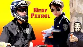Nerf Patrol: The BEST Motorcycle Nerf War EVER!... WATCH to see who wins!