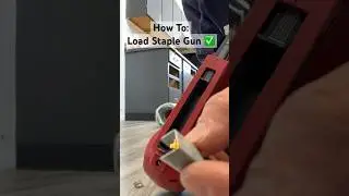 ❤️ How To Load Arrow Staple Gun w/ T-50 Staples
