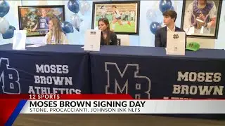 Moses Brown's Stone, Procaccianti, Johnson sign NLI's