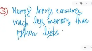 Numpy Arrays vs Python Lists||Lecture 3
