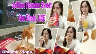 Foodtrip in Jollibe Hamdan St,Abu Dhabi,UAE| Cheann Vlogs #foodtripuae
