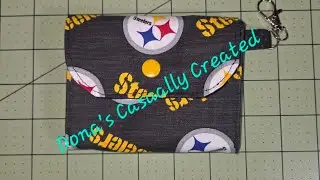 Let's make a mini wallet with a zipper pocket!