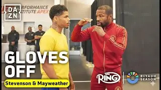 “This Is Big” — Floyd Mayweather Visits Shakur Stevenson Before Teofimo Lopez!