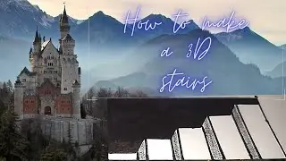 how to make a 3D stairs | 3D drawing | easy drawing | diy | 3D down staircase #shorts #youtube #3D