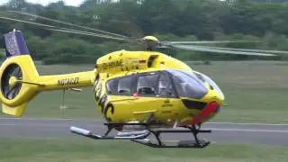 Die neue ADAC EC145 T2 (D-HYAE) Landung in Hangelar + Impressionen