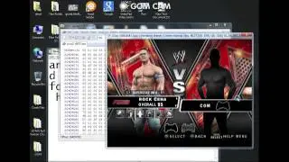 how to change name any ps2 wwe games in hxd in 4 minutes
