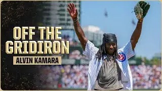 Alvin Kamara attends NASCAR race, throws first pitch for Chicago Cubs | Off the Gridiron