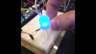 Temperature Sensor and LED with Arduino