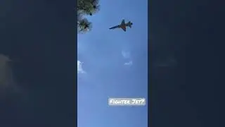 Military Fighter Jet - saw about 8 so far!  #lookup #lookatthesky #military  #Louisiana #wakeup