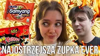 PIERWSZA ZUPKA CHIŃSKA NA ŚWIECIE 🤯 + NAJOSTRZEJSZA 🥵 TEST