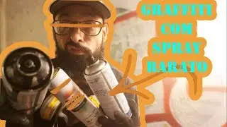 FAZENDO GRAFFITI com SPRAY BARATO, é possível?! Graffiti test