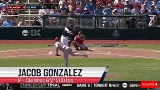 Jacob Gonzalez (Ole Miss) SS 2023 MLB Draft TOP PROSPECT!