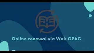 Online renewal via Web OPAC
