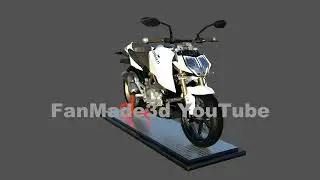 FanMade3d  TVS Draken concept production ready bike made in blender