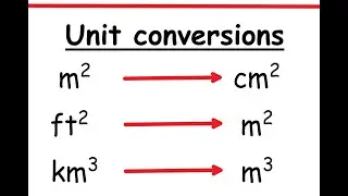 converting squared units