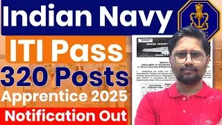 Indian Navy में ITI छात्रों की निकली Apprentice भर्ती 2025, Naval Dockyard Apprentice 2025 #itijobs