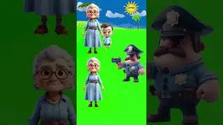 kind grandmother #shorts #cartoon #animation #thief #english