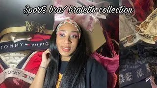 My sports bra / bralette collection ft. Vs pink , juicy couture , Versace , mcm , & more 