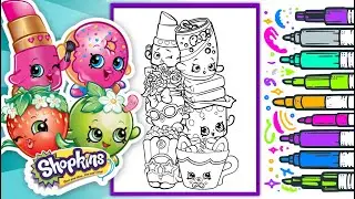 Shopkins Coloring Book Compilation | Coloring Fun