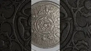 UK 1957 Two Shillings Coin #shorts