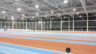 Joe warne first barefoot lap of new Athlone track