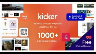 Kicker   Multipurpose Blog Magazine WordPress Theme + Gutenberg