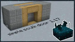 Как построить простую дверь SCULK в Minecraft 1.17 (Снимок 20w49a)