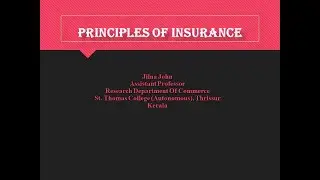 Principles of Insurance