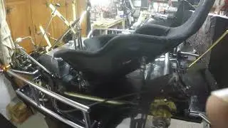 Superkart 250 build update 3.  Front End, Steering, Brakes, Seat.