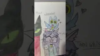 Drawing mao mao heroes of pure heart #cartoonnetwork #FreeMaoMao 🩷🤎💚🖤💎🗡️