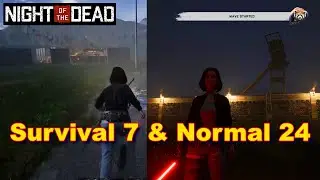 Combo Play Survival Wave 7 and Normal Wave 24 - Night of the Dead! June Update!