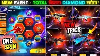 NEW EVO VAULT EVENT FREE FIRE | BLUE FLAME DRACO AK RETURN SPIN | EVO AK RETURN FREE FIRE NEW EVENT