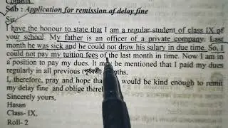 Application for remission of delay fine