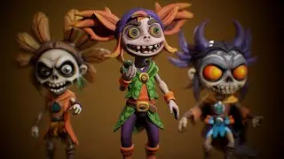 Stylized Forest Spirit Pack Unreal Unity