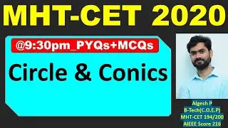 Circle & Conics MCQs_MHT-CET2020