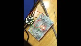 Arduino Gemma LED Circuit sequence