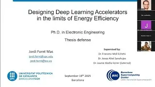 PhD thesis defense - Designing Deep Learning Accelerators in the limits of Energy Efficiency