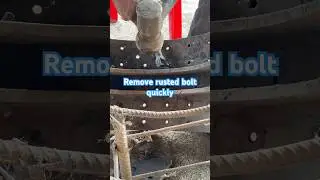 Remove rusted bolt quickly #tips #tools #skills #repair #automobile #asmr #viral #video #shorts