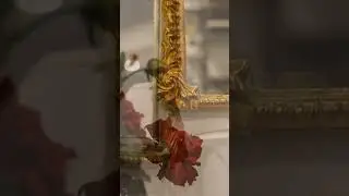VINTAGE PRIMROSE MIRROR
